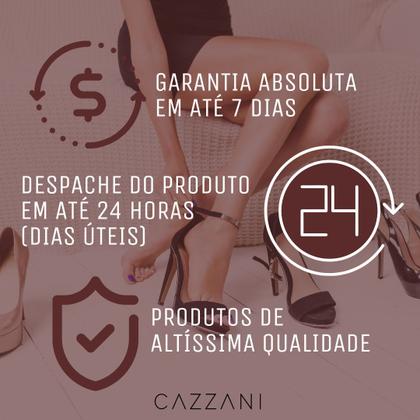 Imagem de Sapato Fashion Feminino Cazzani Muito Leve Envio Ágil