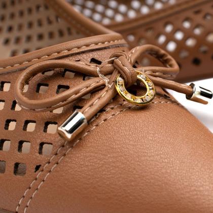 Imagem de Sapato Feminino Modare com Detalhe Vazado Caramelo