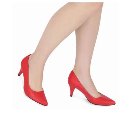 Imagem de Sapato Feminino Piccadilly Salto Fino Scarpins 745035 Vermelho