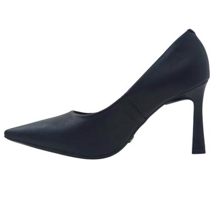 Imagem de Sapato Feminino Scarpin Casual Clássico Dia a Dia Passeio Trabalho Bico Fino Salto Médio Conforto Vizzano 1447.100