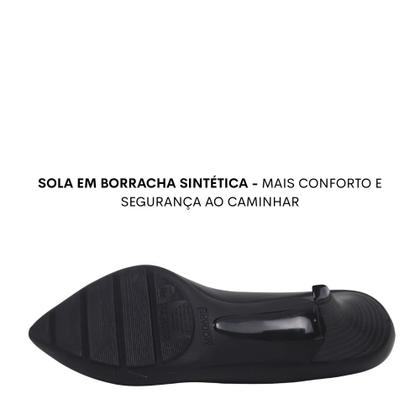 Imagem de Sapato Feminino Scarpin Salto Baixo Conforto Modare 7013.566
