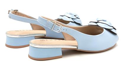 Imagem de Sapato Feminino Slingback Peeptoe Flor Ramarim 24-19231