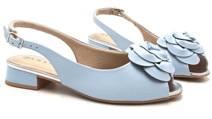 Imagem de Sapato Feminino Slingback Peeptoe Flor Ramarim 24-19231
