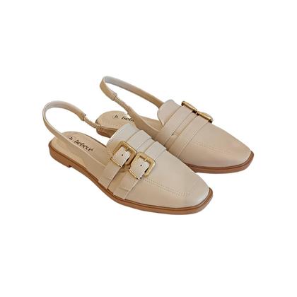 Imagem de Sapato Feminino Slingback Rasteiro Bebecê Aveia T1118-098
