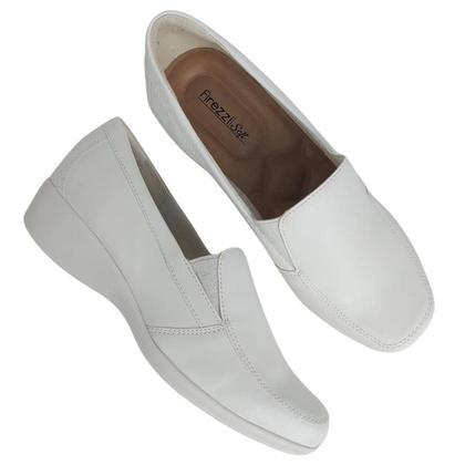 Imagem de Sapato Feminino Uniforme Conforto Firezzi Enfermagem Branco