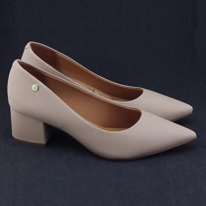 Imagem de Sapato Feminino Vizzano 1220.315 Bico Fino Salto Bloco