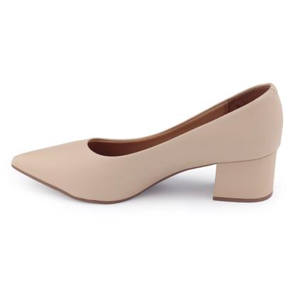 Imagem de Sapato Feminino Vizzano 1220.315 Bico Fino Salto Bloco