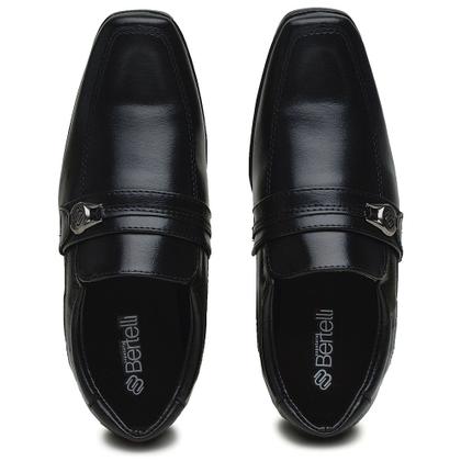 Imagem de Sapato Infantil Masculino Elástico Conforto Elegante Cor Preto