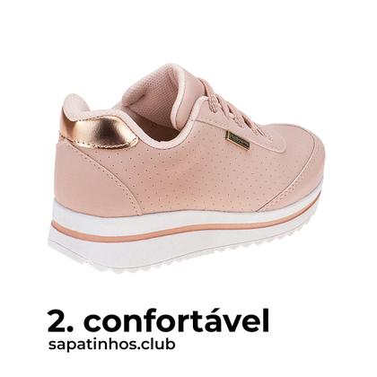 Imagem de Sapato Infantil Menina Escolar Tenis - KIT 2 PARES Tam 24 ao 34