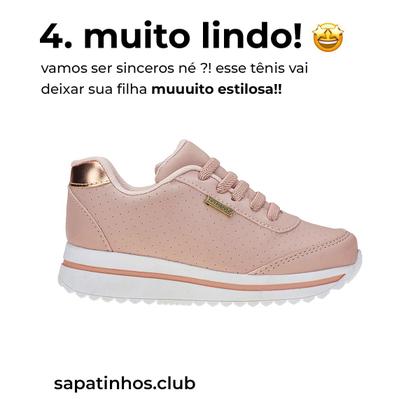 Imagem de Sapato Infantil Menina Escolar Tenis - KIT 2 PARES Tam 24 ao 34