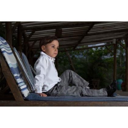 Imagem de Sapato Infantil Menino Social Festa Casual Confortável Clássico com Cinto