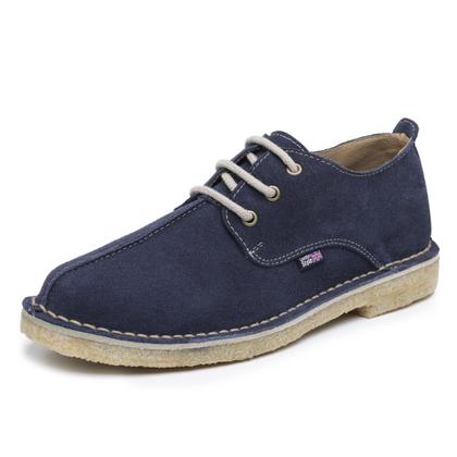 Imagem de Sapato Liverpool Marinho Solado em crepe natural London Style