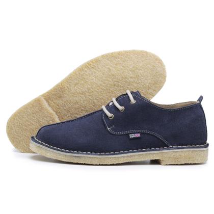 Imagem de Sapato Liverpool Marinho Solado em crepe natural London Style