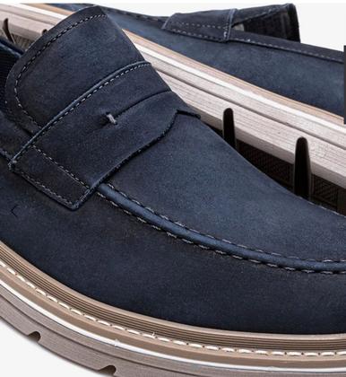 Imagem de Sapato loafer democrata metropolitan jeff navy