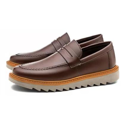 Imagem de Sapato Loafer Masculino Tratorado Sem Cadarço Esporte Fino