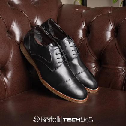 Imagem de Sapato Masculino Casual Derby de Amarrar Oxford Confortável Elegante Militar