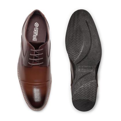 Imagem de Sapato Masculino Casual Derby de Amarrar Oxford Confortável Elegante Militar