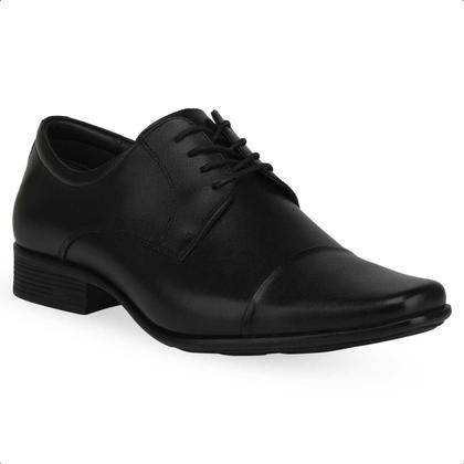 Imagem de Sapato Masculino Couro Jota Pe Social Derby casual cadarço 13109