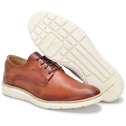 Imagem de Sapato Masculino Esporte Fino Couro Legitimo Loafer Cafe