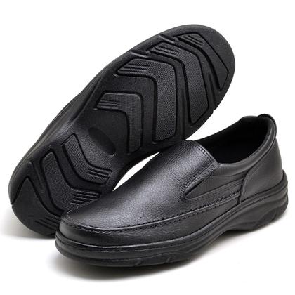 Imagem de Sapato Masculino Ortopédico Conforto Couro Elástico Pizaflex