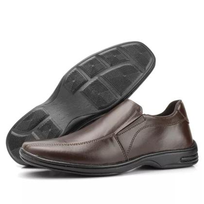 Imagem de Sapato Masculino Ortopédico em Couro estilo Social