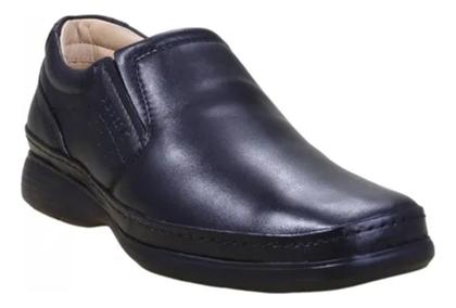 Imagem de Sapato Masculino Pipper Ultra Leve Couro Pelica 55408