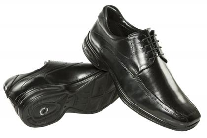 Imagem de Sapato Masculino Social 3D Air Preto - Cód 71454   Tam 44