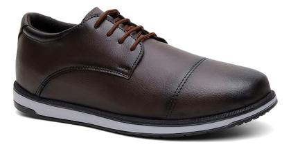 Imagem de Sapato Masculino Social Casual Derby Conforto Couro Ecológic