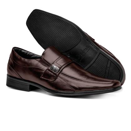 Imagem de Sapato Masculino Social Com Elastico Lateral Fivela Prático Casual Fino Confortável