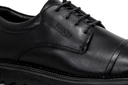 Imagem de Sapato Masculino Social Ferracini 24h Filadélfia Couro Cadarço Redondo Confortável Derby