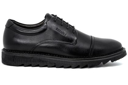 Imagem de Sapato Masculino Social Ferracini 24h Filadélfia Couro Cadarço Redondo Confortável Derby