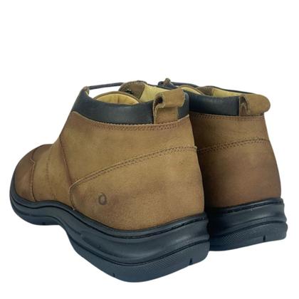 Imagem de Sapato Masculino Sollu Selaria Stoned Argila Com Cadarço Couro Macio Ref:9937 C