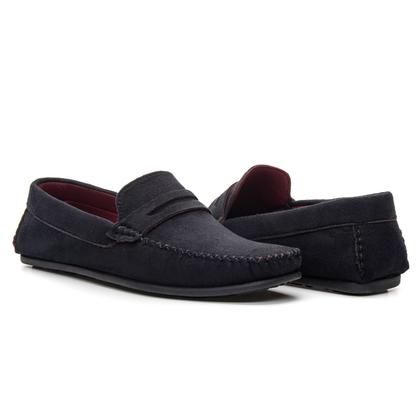 Imagem de Sapato Mocassim Casual Masculino Slip on Social Derby oxford dockside Sapatilha Camurça calce facil