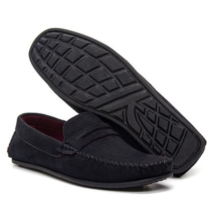 Imagem de Sapato Mocassim Casual Masculino Slip on Social Derby oxford dockside Sapatilha Camurça calce facil