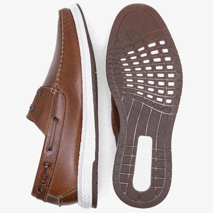 Imagem de Sapato Mocassim Democrata Flop Pulse Masculino Conhaque