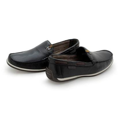 Imagem de Sapato mocassim masculino com relógio 03371