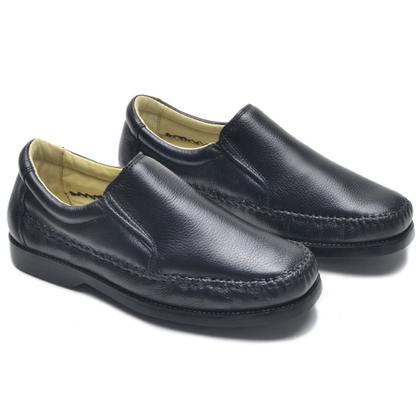 Imagem de Sapato Mocassim masculino de Couro 165 preto