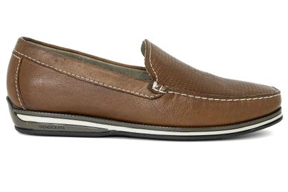 Imagem de Sapato Mocassim Masculino Democrata Ted Casual Couro Conforto