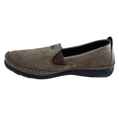 Imagem de Sapato Mocassim Masculino Sapatilha material sintético Camurca Conforto 1010