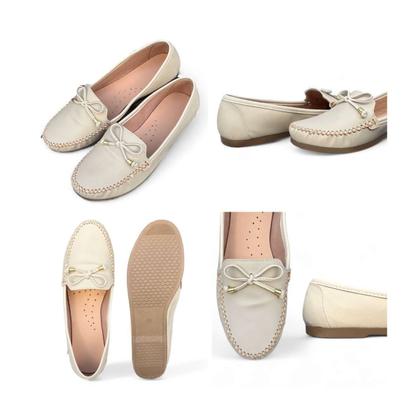 Imagem de Sapato Mocassim Tamanho 41 42 43 Detalhes Costurado Comfort Feminino