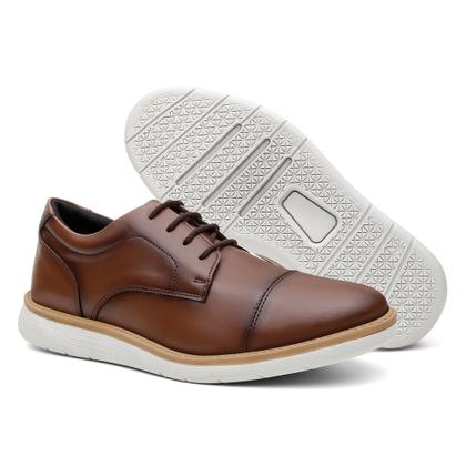 Imagem de Sapato Oxford Masculino Esporte Fino Brogue Italiano Relogio