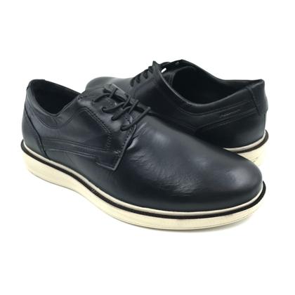 Imagem de Sapato Pegada Casual Couro com Elástico Preto 126101