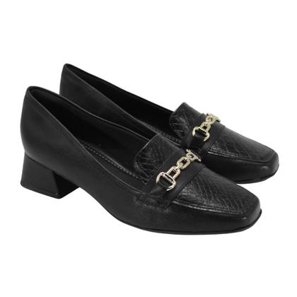 Imagem de Sapato Piccadilly Tati Salto Médio Preto