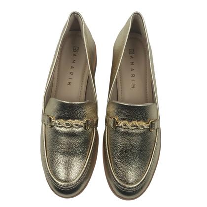 Imagem de Sapato Ramarim Mocassim com Corrente Dourado 2416101