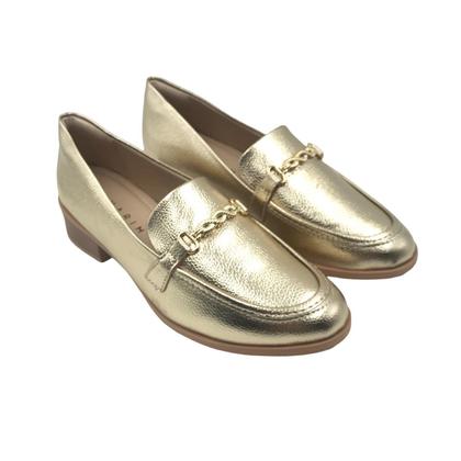 Imagem de Sapato Ramarim Mocassim com Corrente Dourado 2416101
