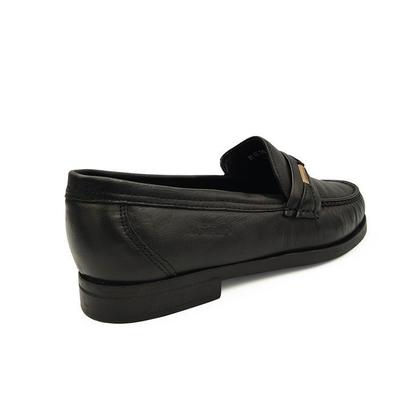Imagem de Sapato Samello Monza Mocassim Senno Loafer Preto Couro Floater
