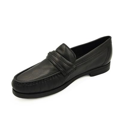 Imagem de Sapato Samello Monza Mocassim Senno Loafer Preto Couro Floater