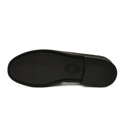 Imagem de Sapato Samello Monza Mocassim Senno Loafer Preto Couro Floater