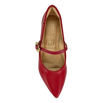 Imagem de Sapato Santinelli Scarpin Boneca 1544-075 Vermelho Rubi