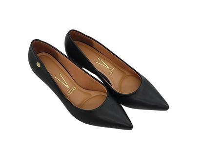 Imagem de Sapato Scarpin Feminino Bico Fino Salto Baixo Vizzano 1122828